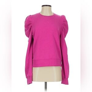 Rebecca Minkoff Vibrant Pink Puff Sleeve Sweatshirt